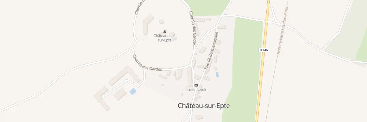 Plan du 4 Le Chateau à Château-sur-Epte