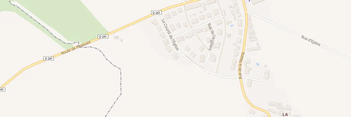 Plan du 12 Rue des Sablons à Beuvrequen