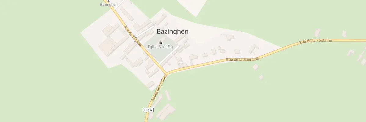 Plan du 35 Rue de la Fontaine à Bazinghen