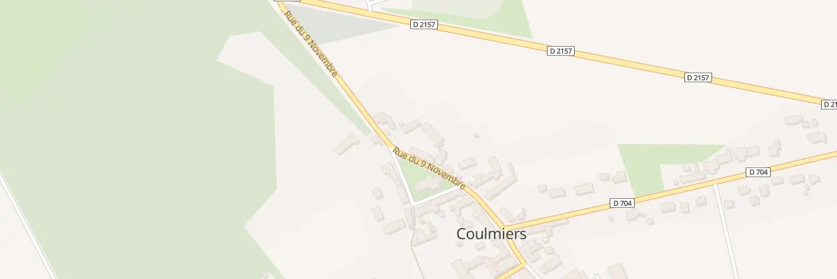 Plan du 154 Rue du 9 Novembre à Coulmiers