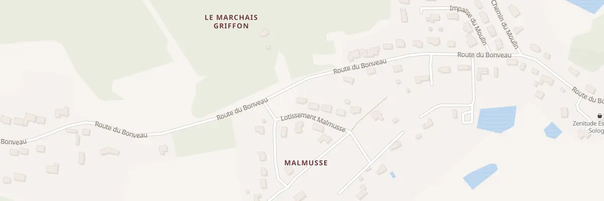 Plan du 1 Lot Malmusse à La Ferté-Saint-Cyr