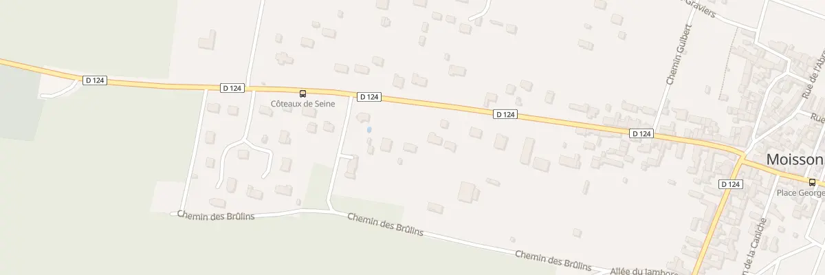 Plan du 35 Rte de la Roche-guyon à Moisson