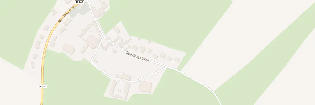 Plan du 16 Che de le Motte à Lefaux