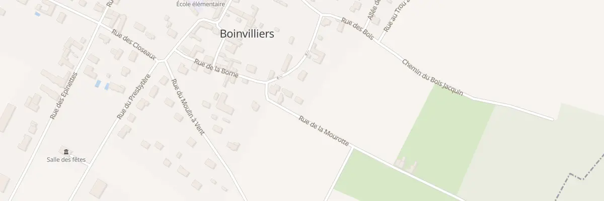 Plan du 3B Rue de la Nourotte à Boinvilliers