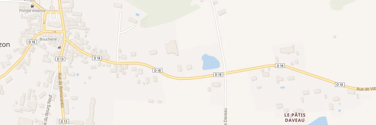 Plan du 332 Rue de Villeny à Dhuizon