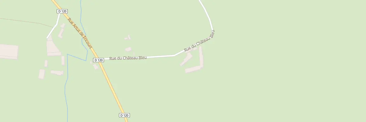 Plan du 2 Rue du Château Bleu à Haussez