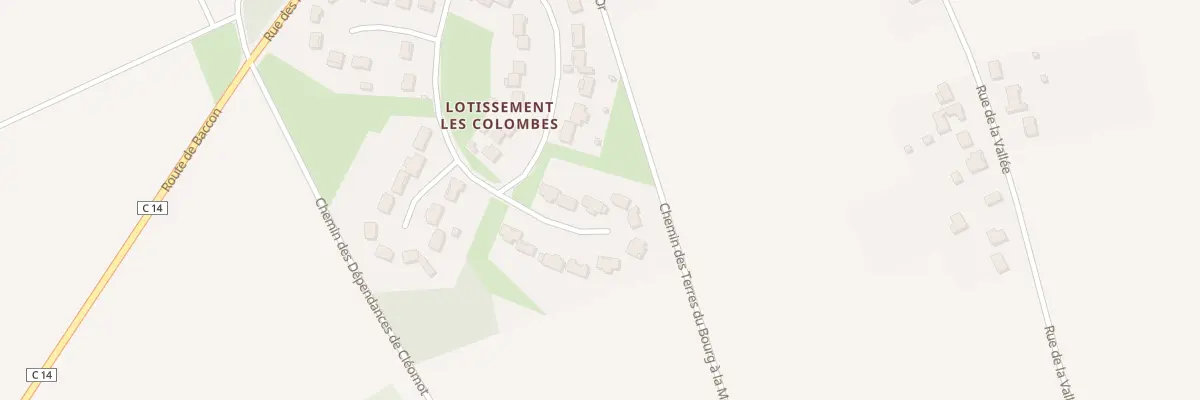 Plan du 39 Rue du Lot Les Colombes à Coulmiers