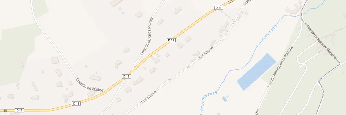 Plan du 8 Rte de Dammartin à Courgent