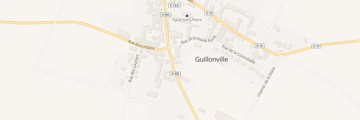 Plan du 1B Rue de Villecerne à Guillonville