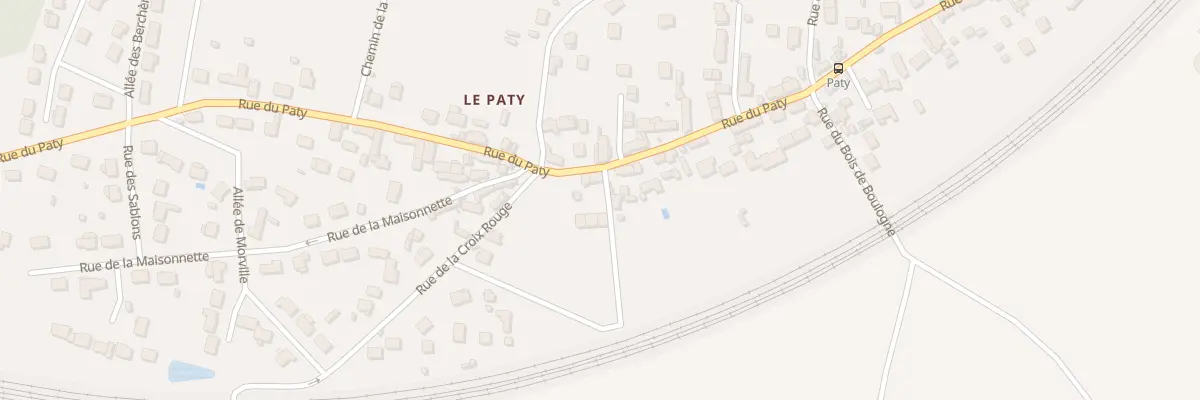 Plan du 22 Rue du Paty à Hanches