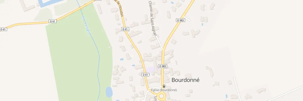 Plan du 1 Che de Saint-aignan à Bourdonné