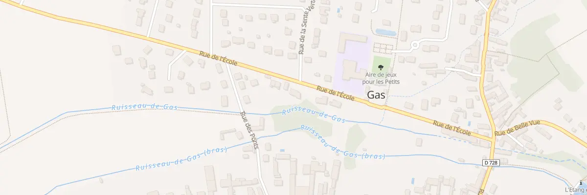 Plan du 25 Rue de l’Ecole à Gas