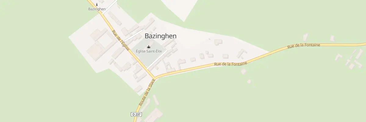 Plan du 59 Rue de la Fontaine à Bazinghen