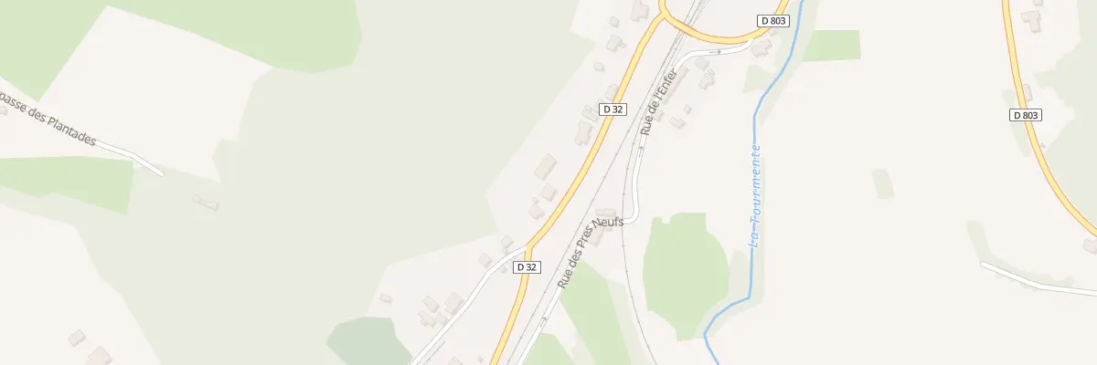 Plan du 180 Rte de Gluges à Saint-Denis-lès-Martel