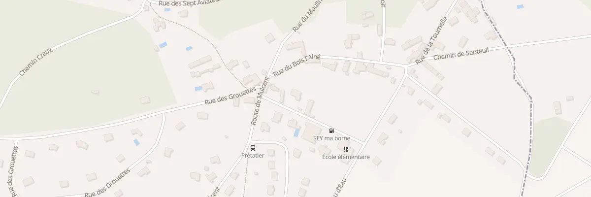 Plan du 1 Rue du Château d’Eau à Courgent