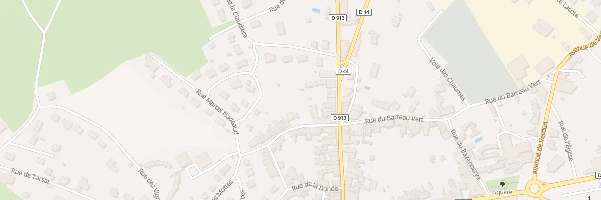 Plan du 6 Rue de la Perriere à Dun-le-Palestel