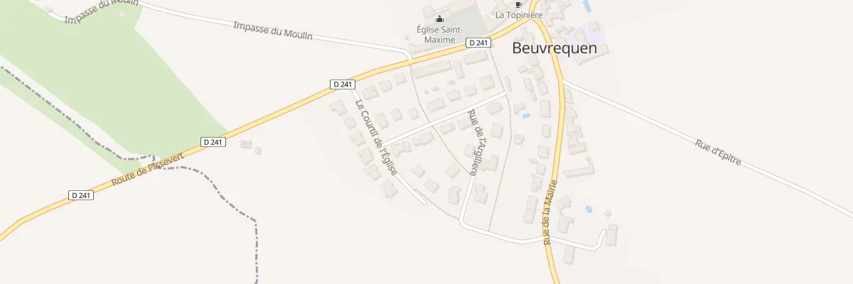 Plan du 16 Rue des Presles à Beuvrequen