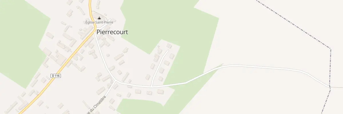 Plan du 20 Le Mont Gobert à Pierrecourt