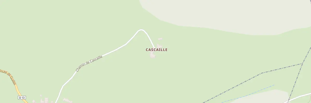 Plan du 126 Cascaille à Gudas