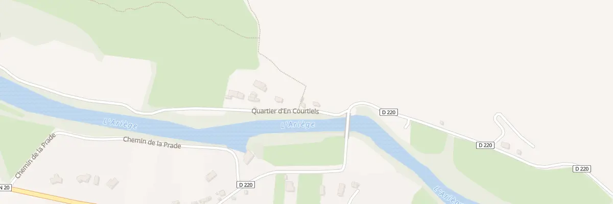 Plan du 4 Qua d’En Courtiels à Aulos-Sinsat