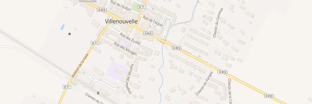 Plan du 4 Rue du Franciman à Villenouvelle