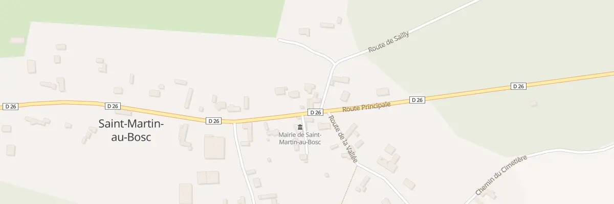 Plan du 35 Rte Principale à Saint-Martin-au-Bosc