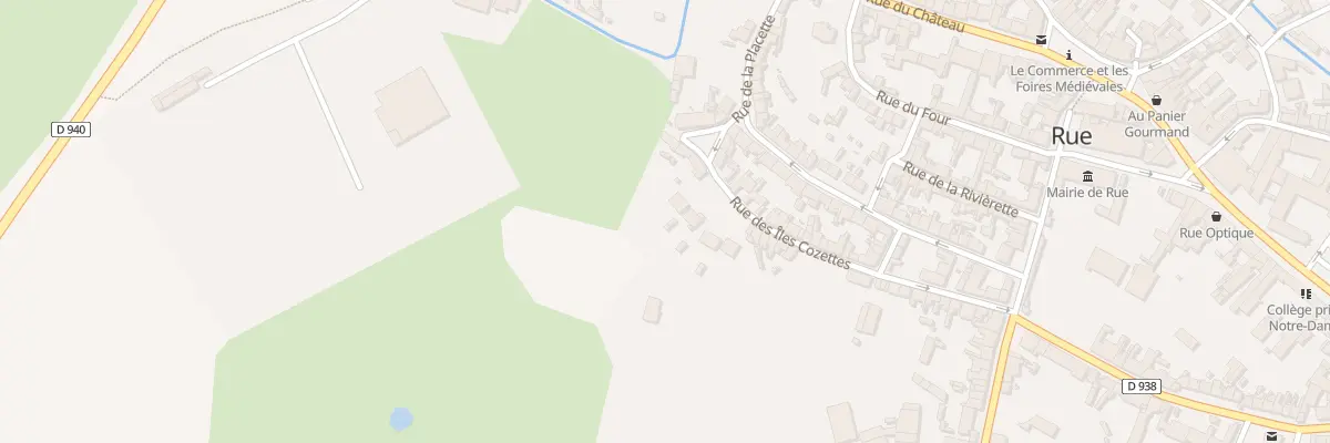 Plan du 35 Rue des Iles Cozettes à Rue