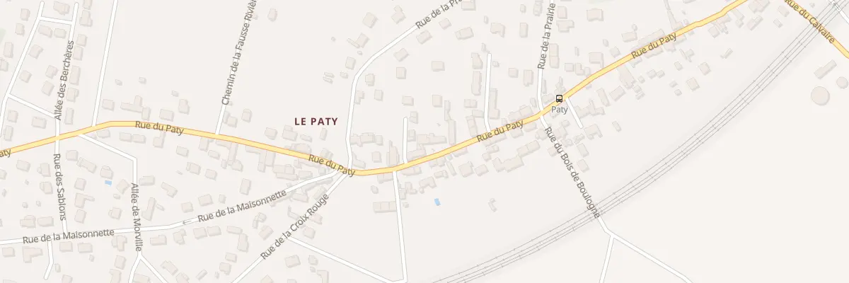 Plan du 33 Rue du Paty à Hanches
