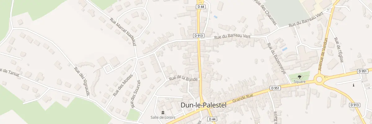 Plan du 23 Rue des Sabots à Dun-le-Palestel