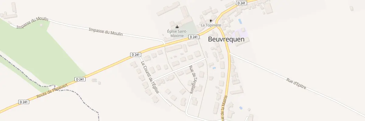Plan du 11 Rue des Presles à Beuvrequen