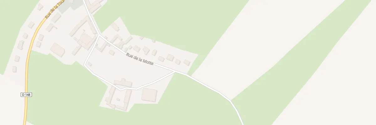 Plan du 22 Che de le Motte à Lefaux