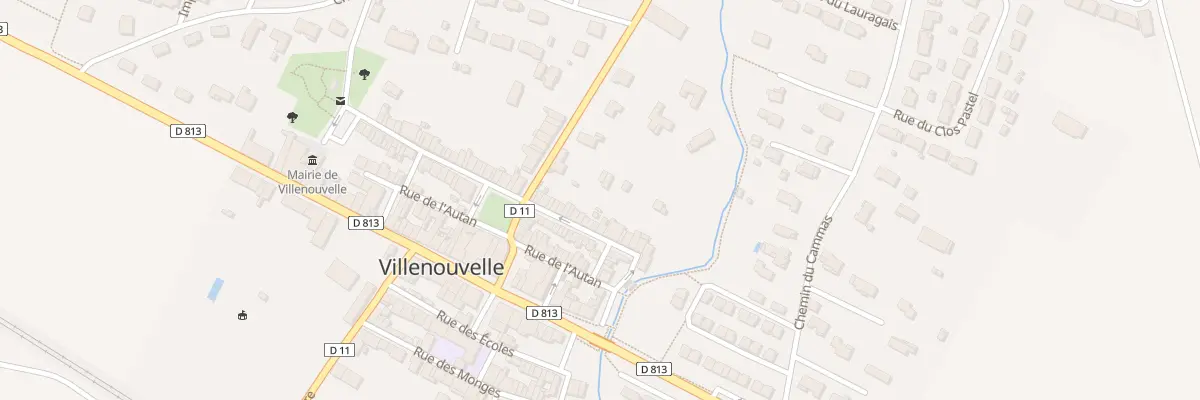 Plan du 15 Rue de la République à Villenouvelle