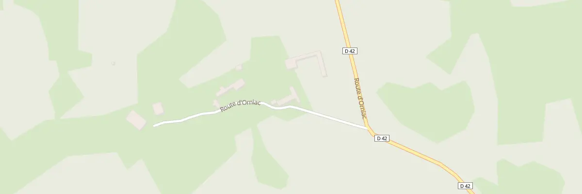 Plan du 5076 Domenac à Orniac