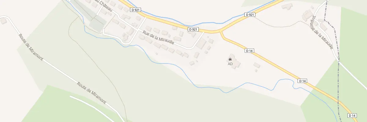Plan du 22 Rue de la Miraudie à Lanteuil