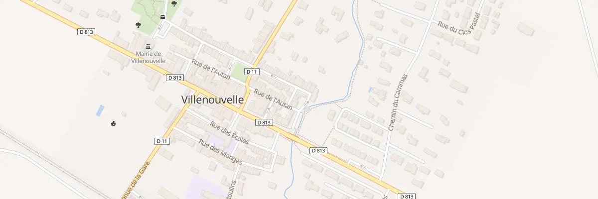Plan du 3 Rue d’En Daourat à Villenouvelle
