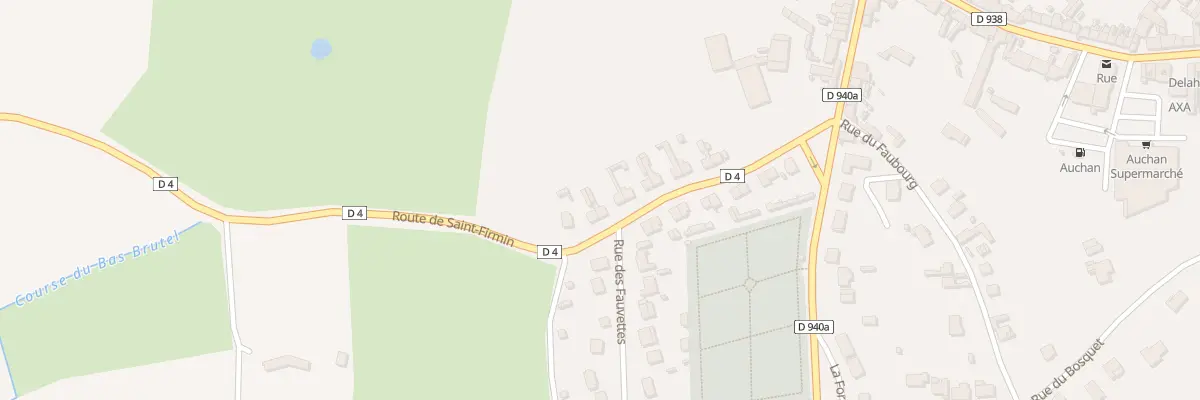 Plan du 30 Rte de Saint-Firmin à Rue