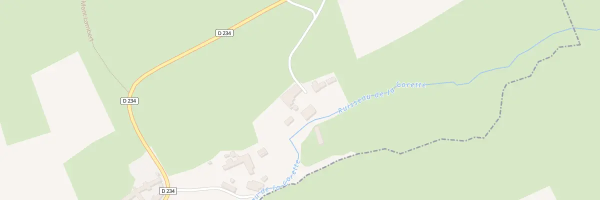Plan du 1434 Rte de Baincthun à Echinghen