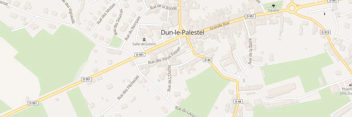 Plan du 5 Rue des Vieux Fossés à Dun-le-Palestel
