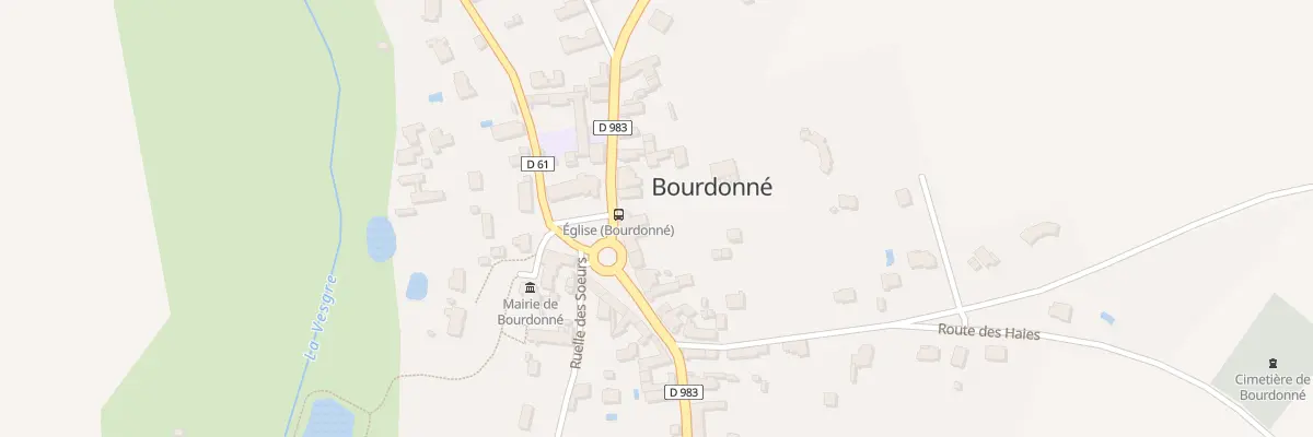 Plan du 1 Pl de l’Eglise à Bourdonné