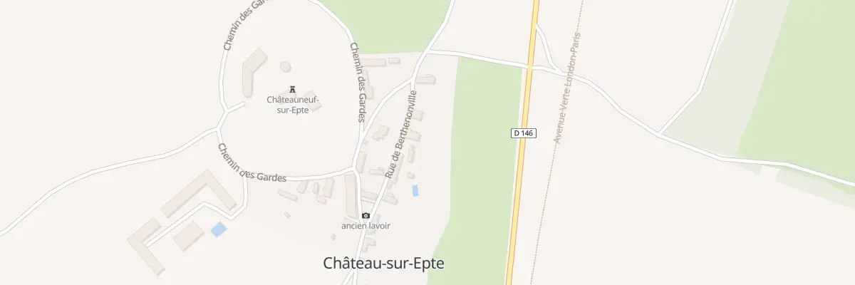 Plan du 5 Rue de Berthenonville à Château-sur-Epte
