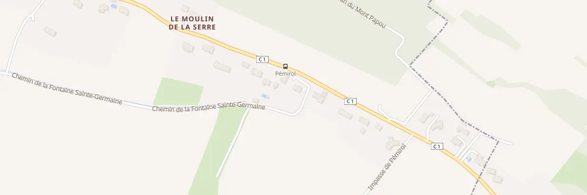 Plan du 420 Rte des Coteaux à Vieillevigne