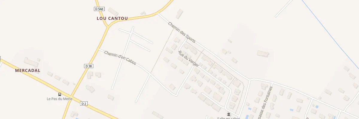 Plan du 271 Rue du Verger à Labastide-Beauvoir