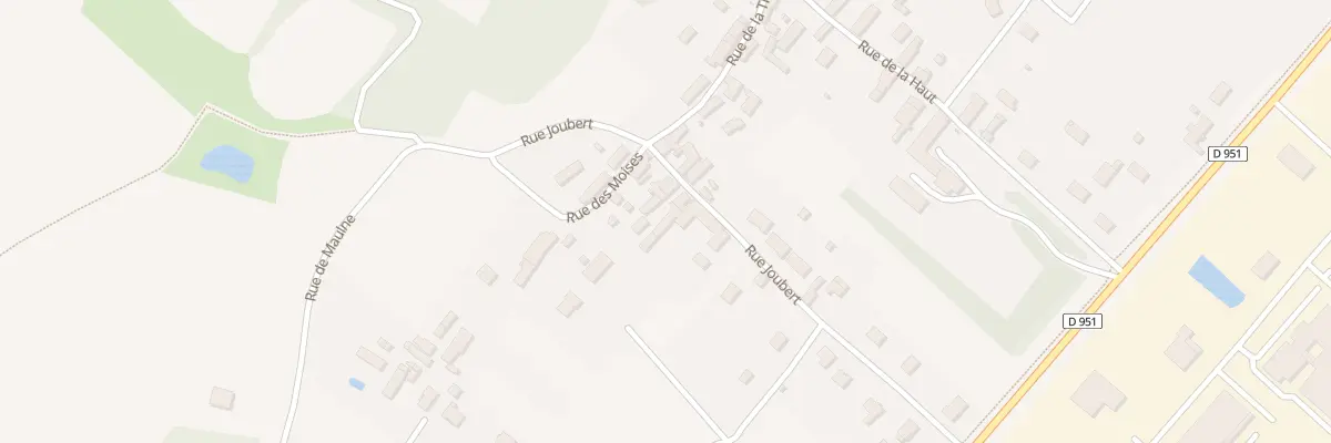 Plan du 10 Rue Joubert à Lailly-en-Val