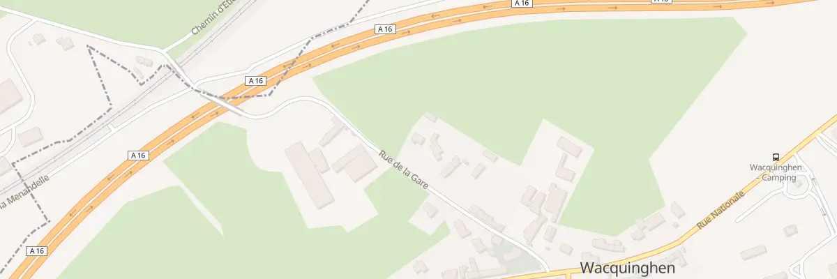 Plan du 22 Rue de la Gare à Wacquinghen