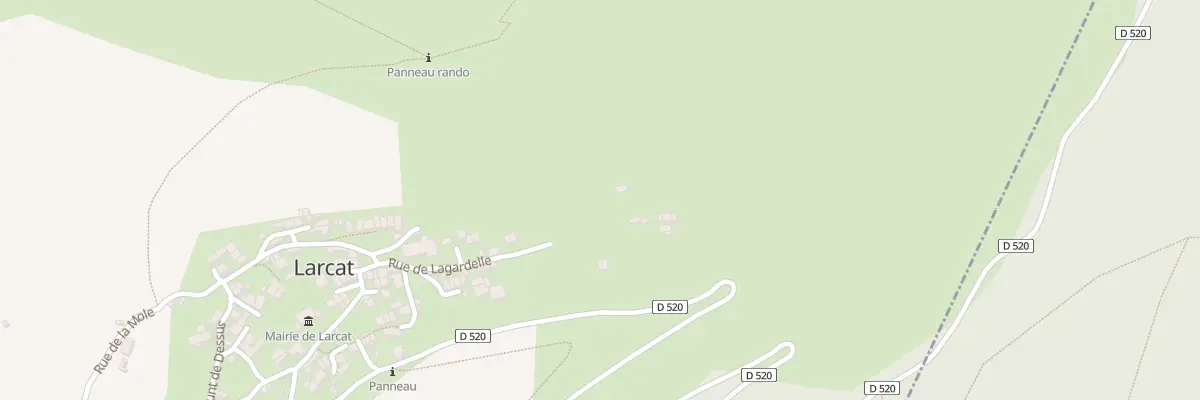 Plan du 65B Lagardelle à Larcat