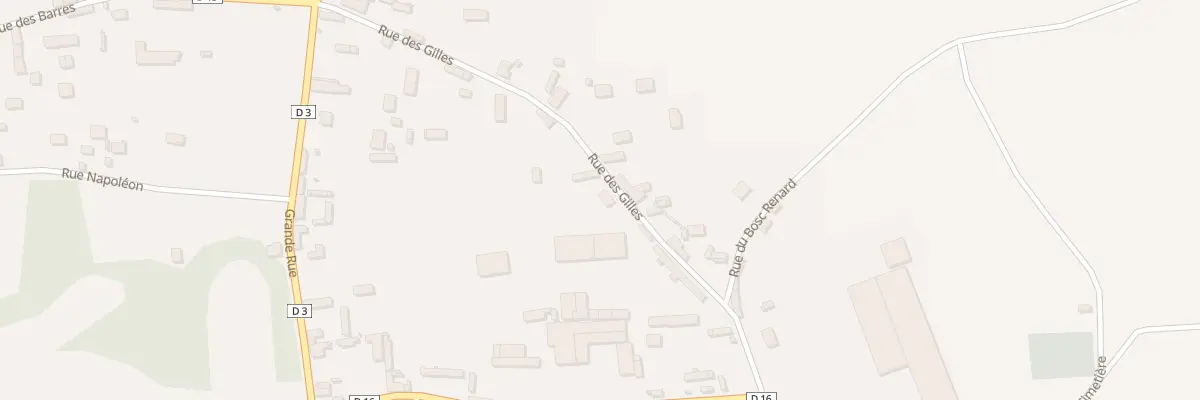 Plan du 16 Rue des Gilles à Heudicourt