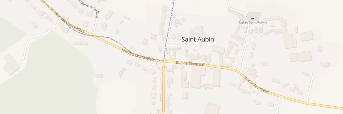 Plan du 1 Rue des Corps Saints à Saint-Aubin