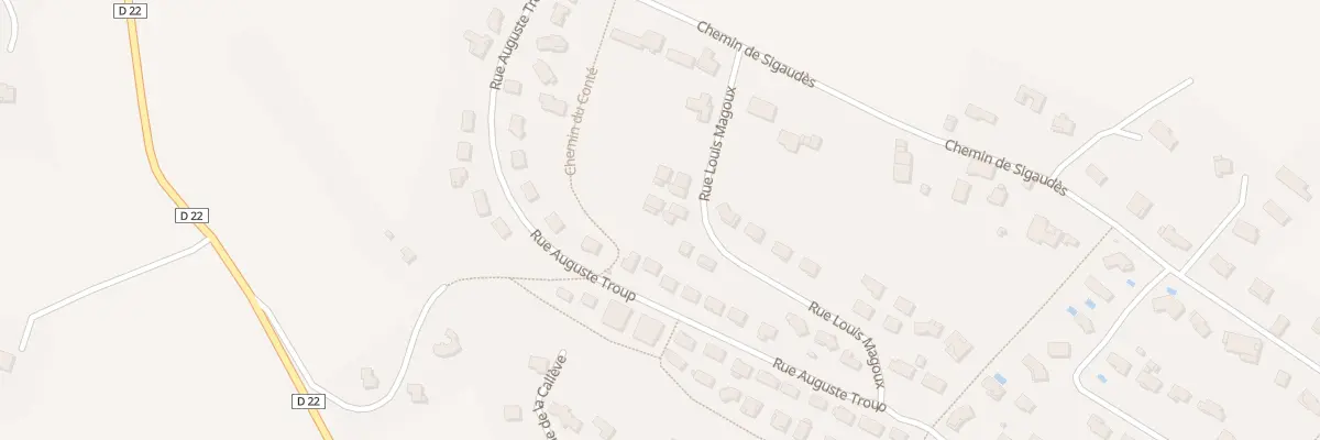 Plan du 9003 Rue Louis Magoux à Verfeil