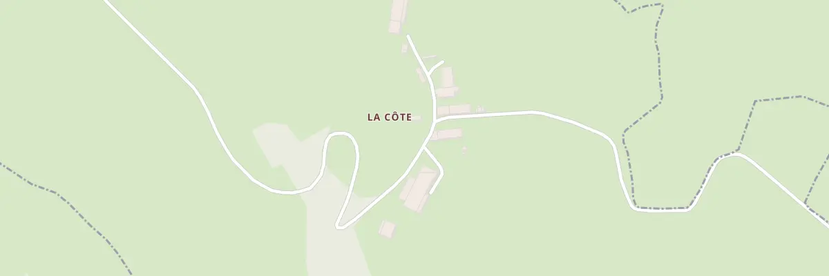 Plan du 1 La Cote à Bénévent-l’Abbaye