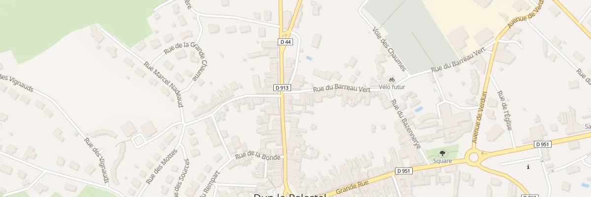 Plan du 37 Rue du Barreau Vert à Dun-le-Palestel